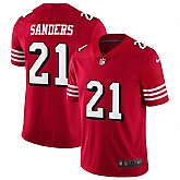 Nike 49ers 21 Deion Sanders Red 2018 Vapor Untouchable Limited Jersey Dzhi,baseball caps,new era cap wholesale,wholesale hats